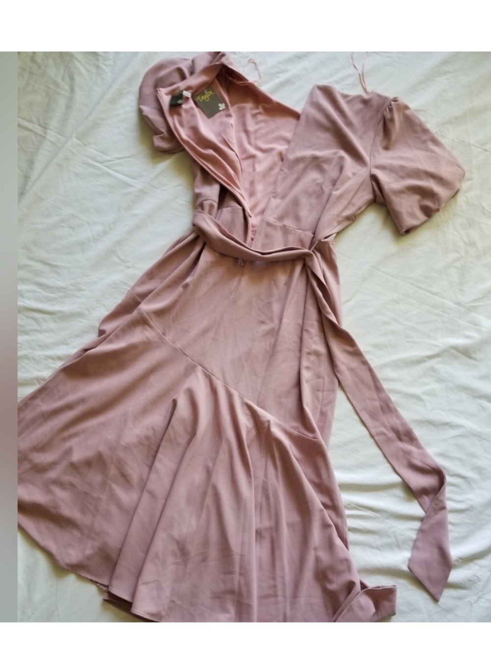 Blush TAYLOR asymmetrical midi dress NWT size 16 - Picture 7 of 15